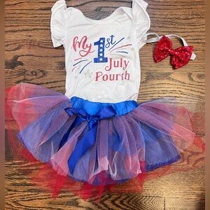 My first July fourth 3 piece set ❤️🤍💙